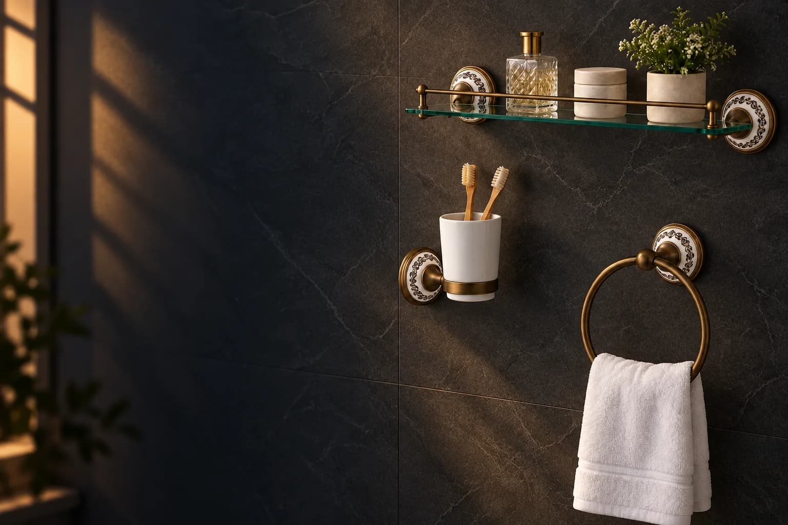 Set di accessori bagno — AQD1523