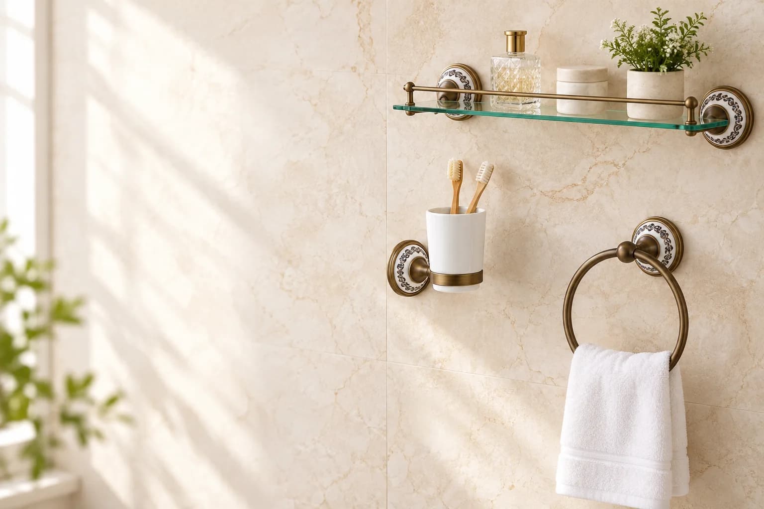 Set di accessori bagno — AQD1523