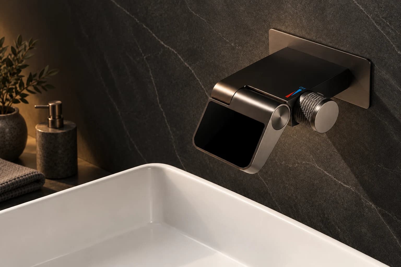 Rubinetti per lavabo a parete esterni — BSW1500