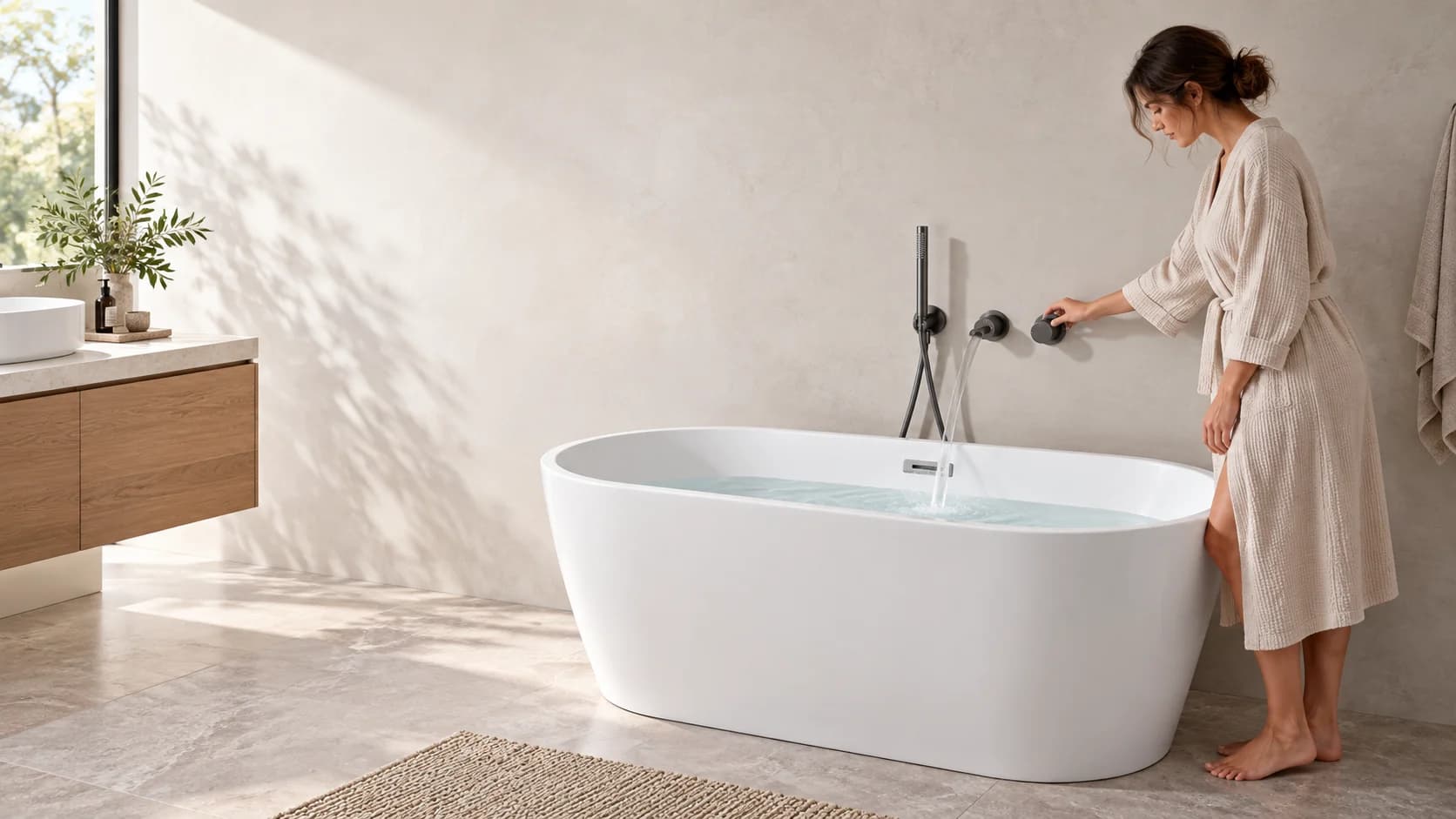 Rubinetto bagno da incasso ELITE EDITION BFC1722 in ottone per vasca e doccia nella foto del prodotto.