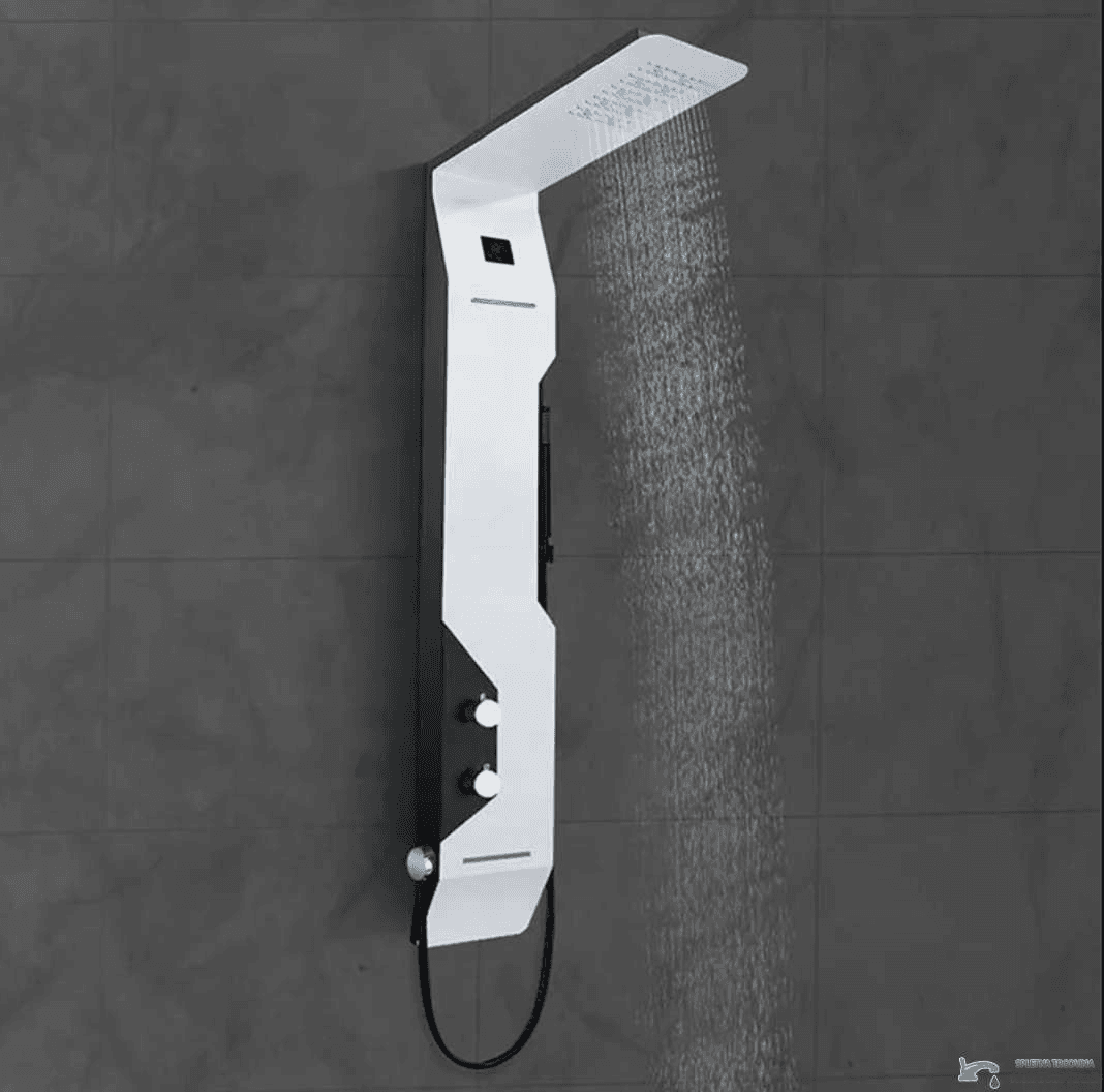 Pannello doccia ELITE EDITION DELUX BSP1412 in acciaio inox 304 con LED, getti massaggianti e finiture in più colori