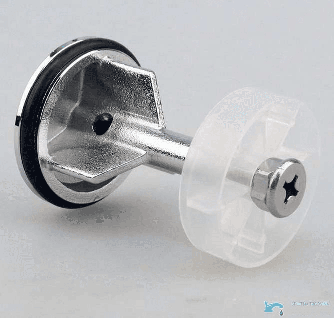 Tappo per lavabo EYN C1102 regolabile con anello di tenuta, in più finiture cromatiche