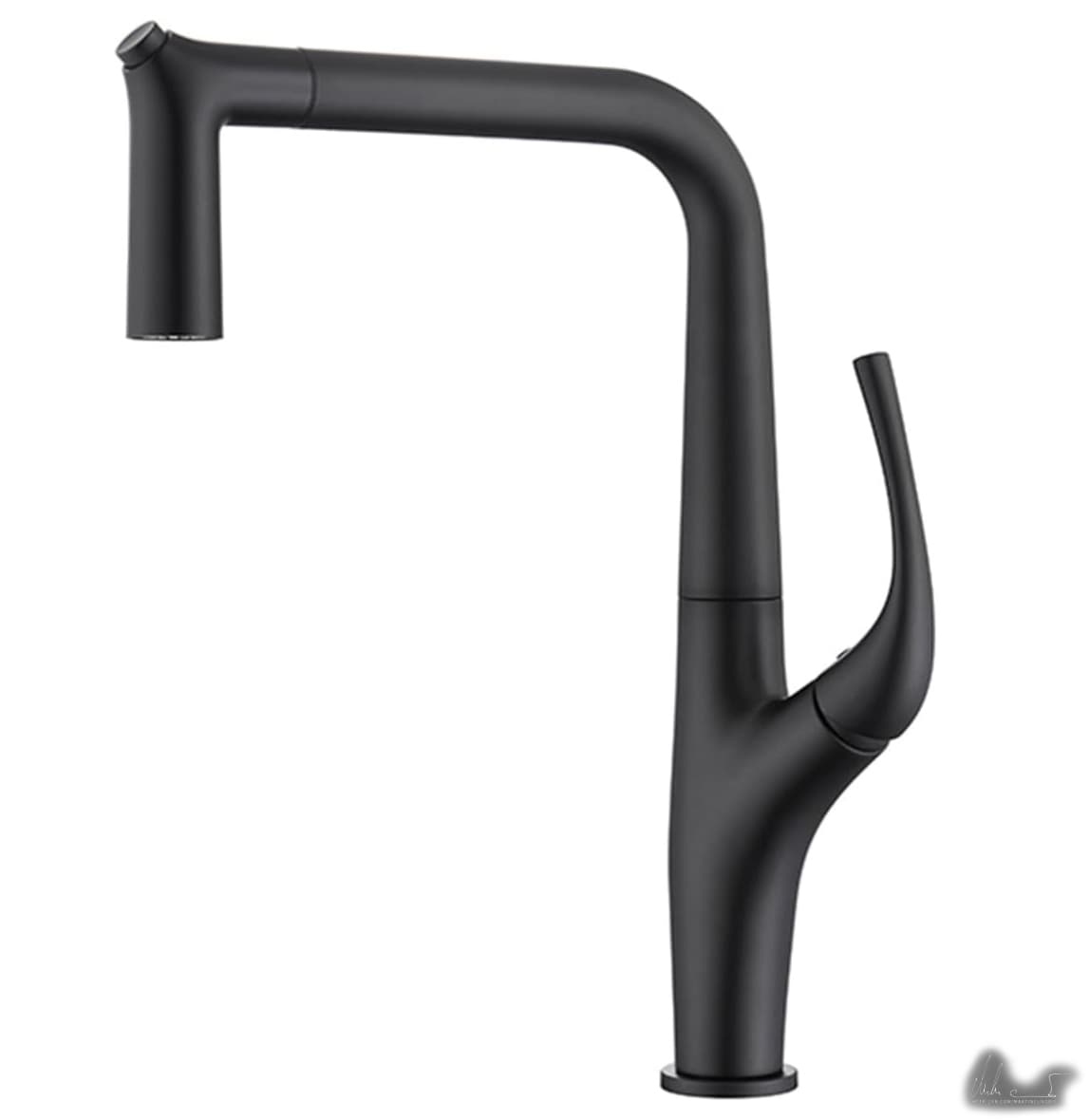 Miscelatore da cucina ELITE EDITION KF1013 con doccetta estraibile, nero opaco e più finiture KF1013 — 1