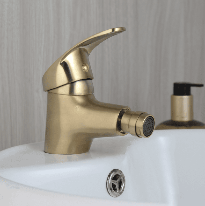 Miscelatore bidet BBG0953 in oro opaco spazzolato