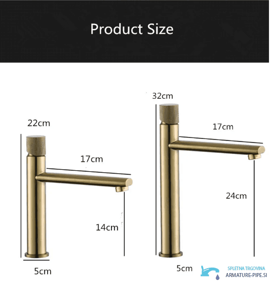 Disegno tecnico del BGB1450: altezza 22/32 cm e bocca 17 cm