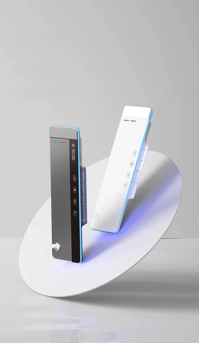 Sistema doccia a parete ELITE EDITION BSE1307 con LED, getti massaggianti, cascata e finiture in più colori