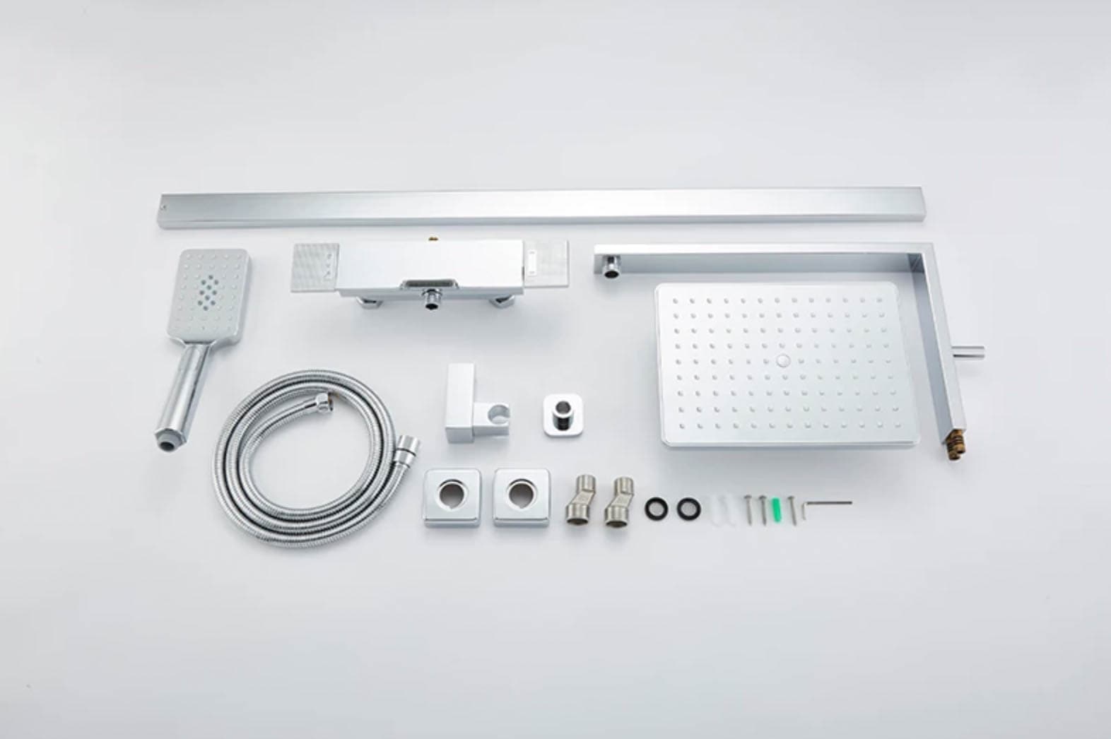 Sistema doccia esterno ELITE EDITION BSE1419 — set completo con soffione e doccetta