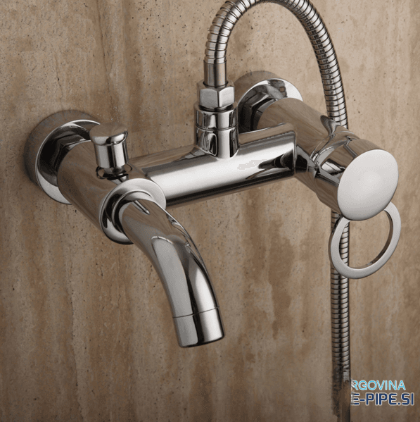 Miscelatore vasca a parete EYN SK2264 in cromo lucido