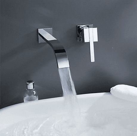 Miscelatore lavabo a parete EYN4301 in cromo lucido
