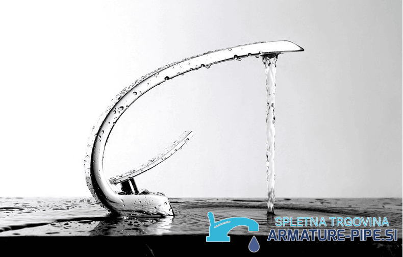 Rubinetto semicircolare da cucina e bagno KA72932 con acqua corrente