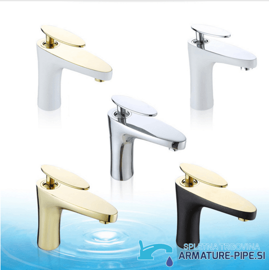 Rubinetto KP2353 bianco-oro, bianco-cromo, cromo, oro e nero-oro