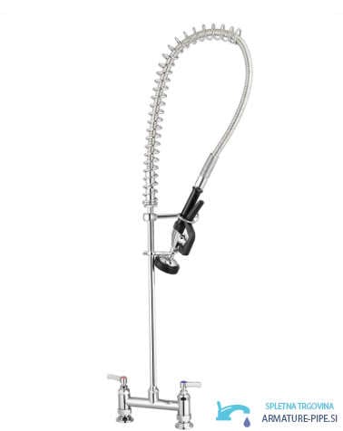 Rubinetto professionale da cucina NK8701 cromato per ristorazione
