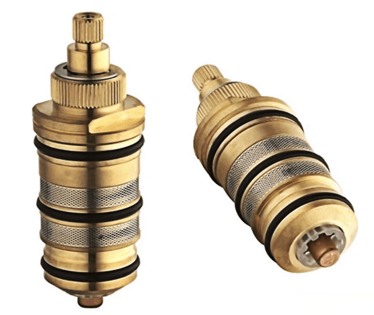 Valvola termostatica per pannello doccia EYN NT8951vt, finitura ottone