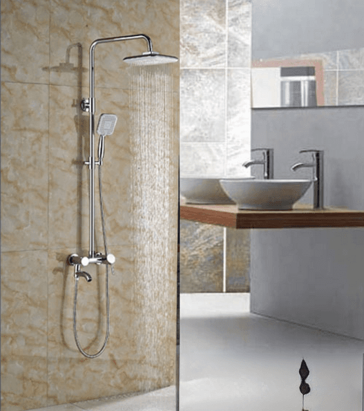 Pannello doccia EYN NT96245 in cromo lucido