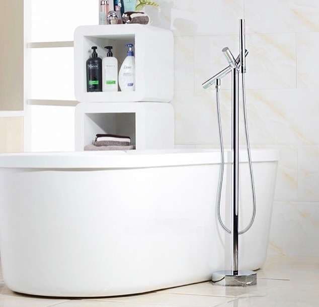 Rubinetto freestanding per vasca PK1237 in cromo lucido