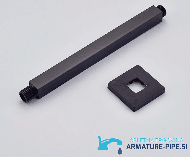 Sistema doccia LED da incasso PT50089 nero opaco