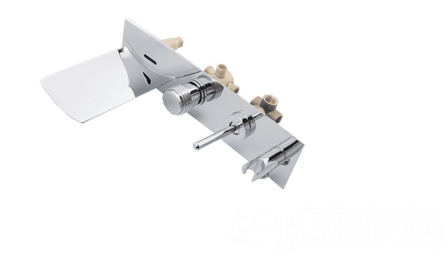 Rubinetto LED a parete per vasca con cascata SAK9671 cromato