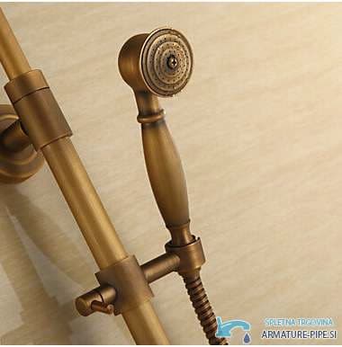 Pannello doccia esterno EYN TER1305 in bronzo antico