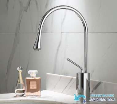 Miscelatore lavabo EYN VB1116U in cromo lucido