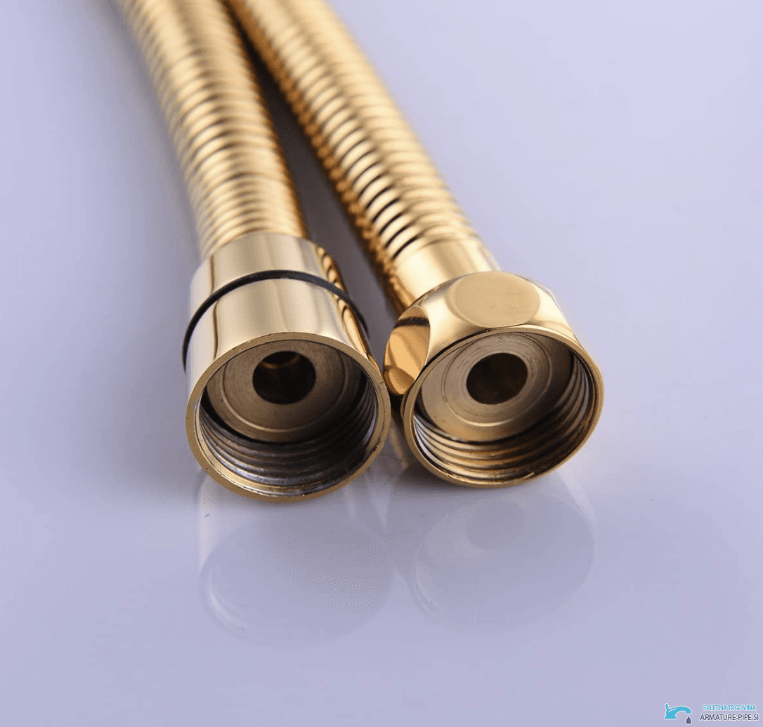 Flessibile doccia dorato EYN ZC1008 con finitura lucida