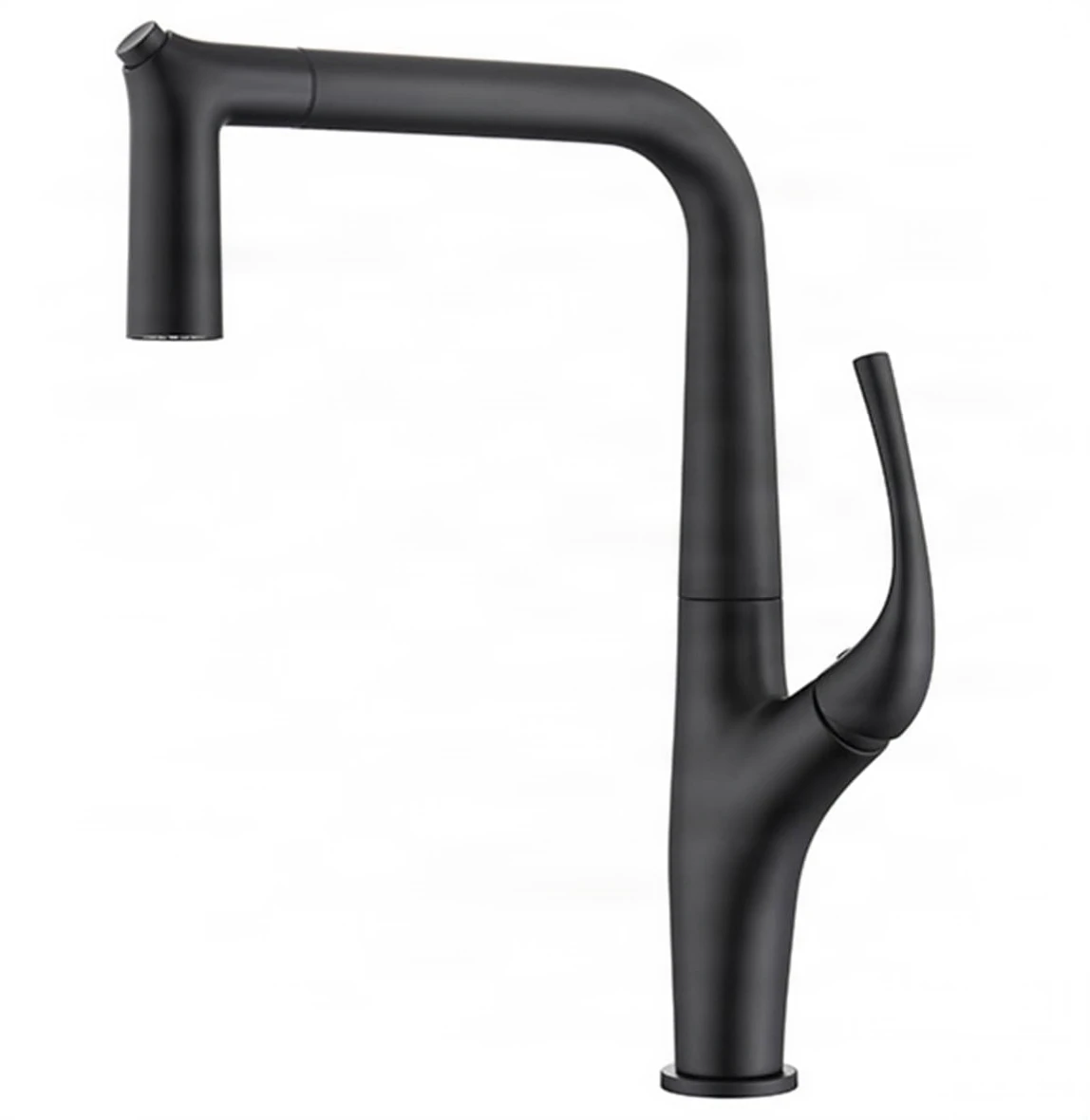 Miscelatore da cucina ELITE EDITION KF1013 con doccetta estraibile, nero opaco e più finiture
