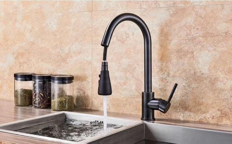 Crna Izvlecna Kuhinjska Armatura Pipa Eyn Bi1410 1