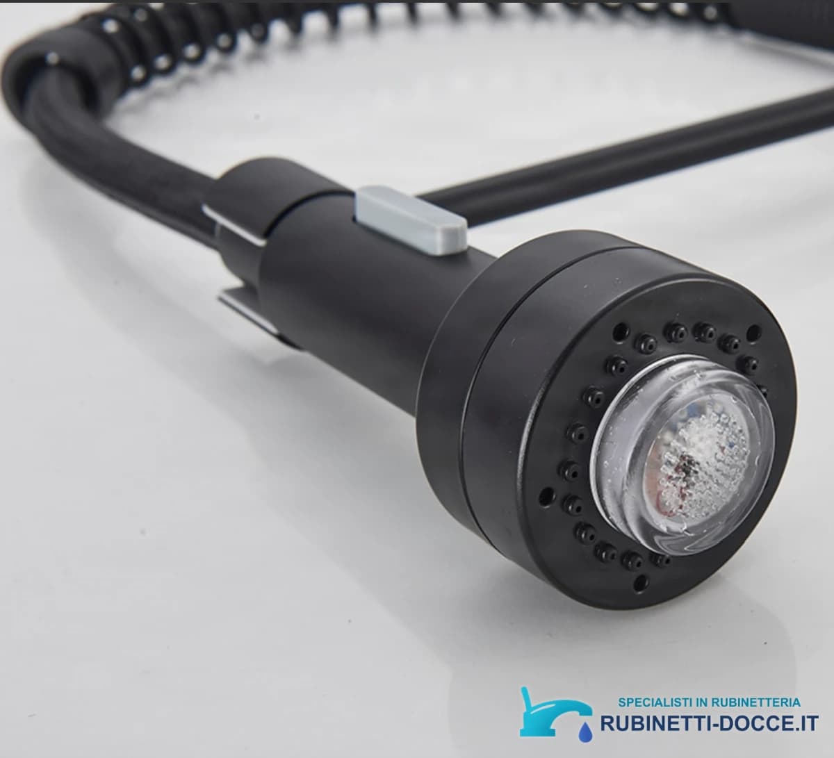 Crna Kuhinjska Armatura Kb1507 Izvlecna Pipa Za Kuhinjo V Crni Barvi 5