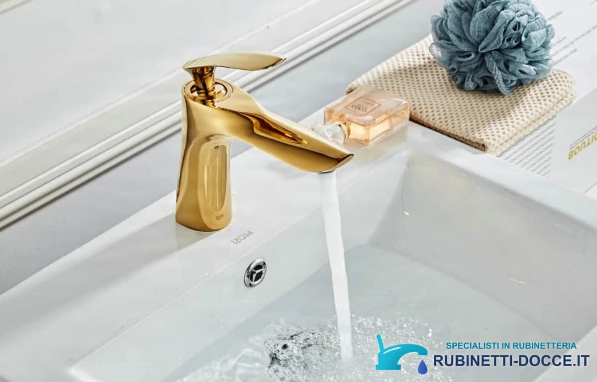 Miscelatore per lavabo ELITE EDITION BS1210 da piano in ottone, oro, nero o cromato