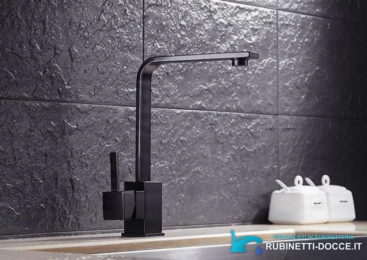 Miscelatore EYN0113 per cucina o bagno in nero opaco