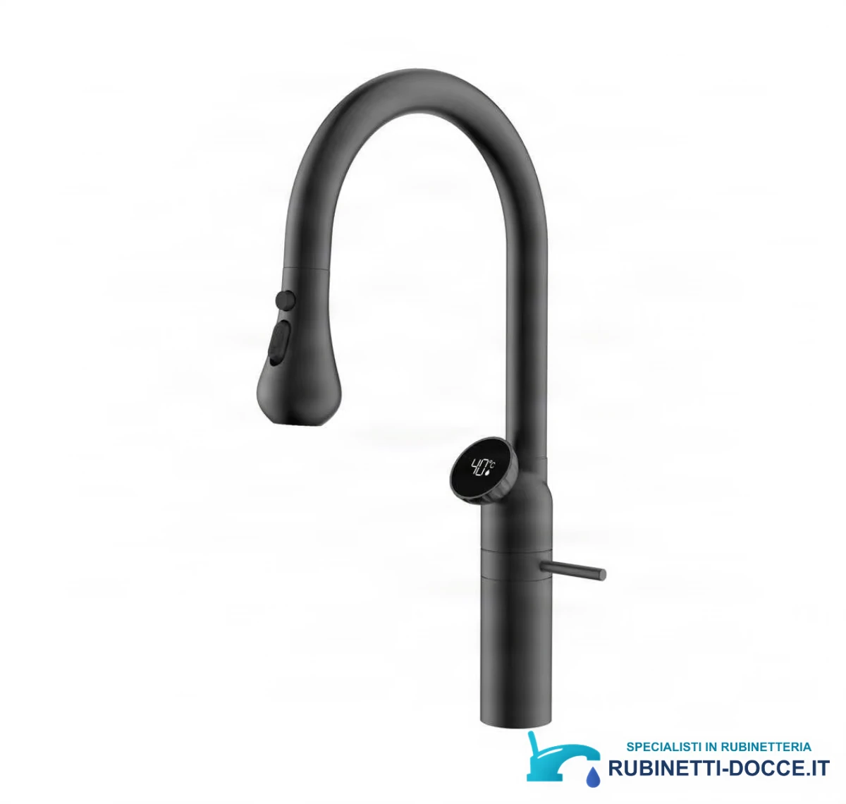 Miscelatore cucina ELITE EDITION KF1694 con finitura nero opaco