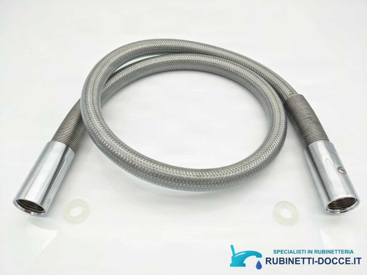 Tubo doccia professionale 100 cm ELITE EDITION PRO1054 in metallo grigio argento